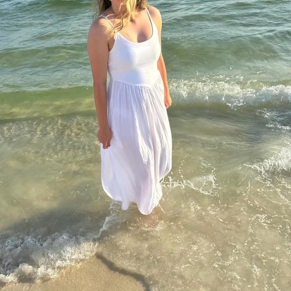 aerie Dresses & Skirts - Aerie White Summer Dress